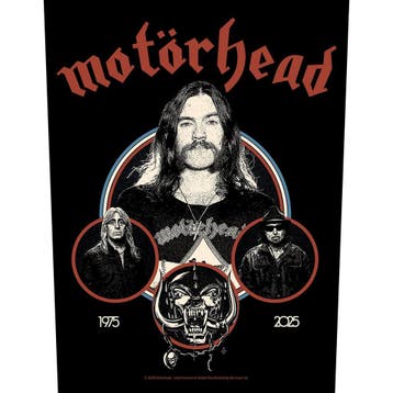 Motörhead 50 - Rugpatch officiële merchandise, Verzamelen, Ophalen of Verzenden, Nieuw, Kleding