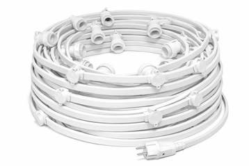 Prikkabel 60 meter | 60 of 120 fittingen | Wit | Bestel, Kunststof, Minder dan 50 watt, Nieuw, Ophalen of Verzenden