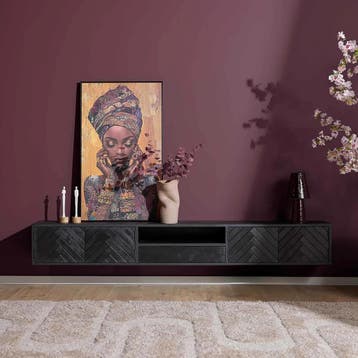 Zwevend tv meubel New York | 240 cm | Starfurn, Ophalen of Verzenden, Nieuw