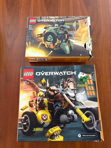 Lego Set - Overwatch - Junkrat & Roadhog (75977); Wrecking, Nieuw