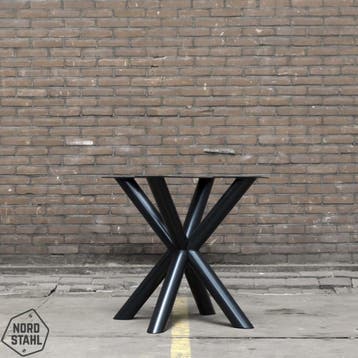 Stalen onderstel tafel - Double X round leg - Nordstahl, Verzenden, Nieuw