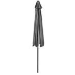 Parasol halfrond voor balkons of terrassen 300x150x230 grijs, Tuin en Terras, Verzenden, Nieuw