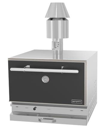 GGM Gastro | Houtskooloven - 710mm - zwart | CHOE761S |, Verzenden, Nieuw in verpakking, Ovens, Magnetrons en Steamers