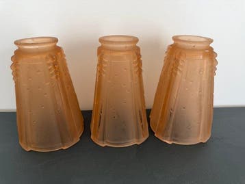 Muller Frères - Wandkandelaar (3) - Glas - 3 verlichte
