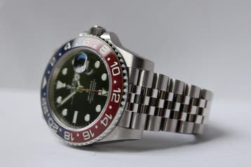 Horloge Rolex GMT-Master ll NIEUW, VOLLEDIG IN DE STIKKERS, Staal, Polshorloge, Nieuw, Ophalen of Verzenden