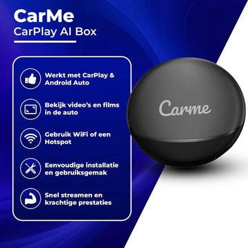 2dekans | CarMe CarPlay AI Box - Installeer Elke App op je, Ophalen of Verzenden, Zo goed als nieuw