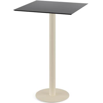 Statafel | URBAN | HPL/RVS | Zwart Blad | Zandkleurig Frame, Verzenden, Nieuw in verpakking