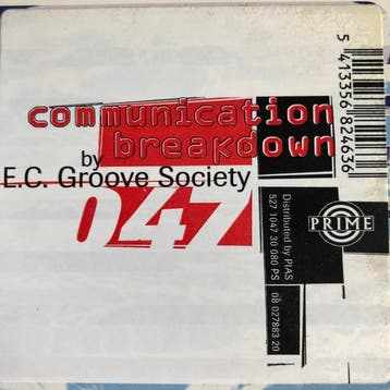E.C. Groove Society - Communication Breakdown, Ophalen of Verzenden, Gebruikt
