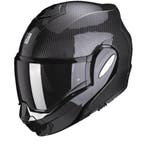 Scorpion Exo-Tech Evo Carbon Solid Zwart Systeemhelm, Motoren, Kleding | Motorhelmen, Systeemhelm, XXL, Nieuw met kaartje, Overige merken