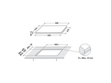 BAUKNECHT BB8760CAL - Inductiekookplaat - 4 zones 1 Flexi, Verzenden, Zo goed als nieuw