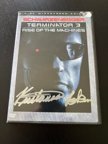 DVD Terminator 3 - Gesigneerd door Kristanna Loken, Ophalen of Verzenden, Nieuw, Overige typen, Gesigneerd