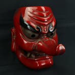 Noh masker - Hout - Sarutahiko Tengu (Zonder minimumprijs)