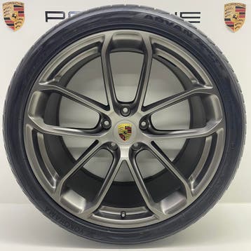 Porsche Cayenne (E3 I+II)  22 GT-Turbo Platinium met banden, Ophalen, Gebruikt, Banden en Velgen, Overige maten