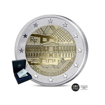 Frankrijk. 2 Euro 2025 Musée du Louvre - Polissage Inversé