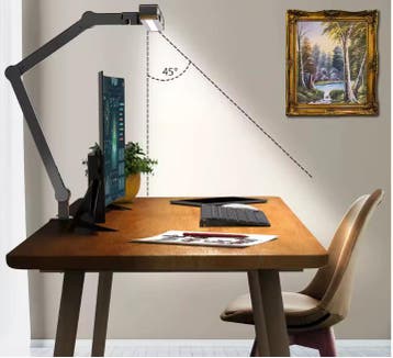 LED Bureaulamp met Klem – 24W Tafellamp met 7 Gewrichten, Huis en Inrichting, Lampen | Tafellampen, Verzenden, Nieuw