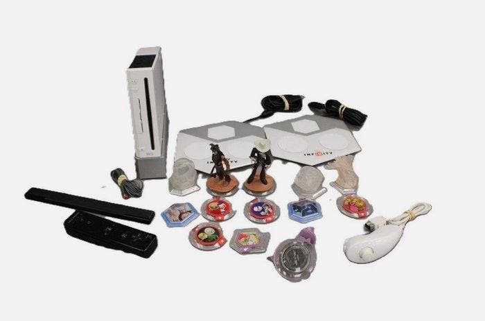 Nintendo - Wii - Nintendo Wii with Disney Infinity, Spelcomputers en Games, Spelcomputers | Overige Accessoires