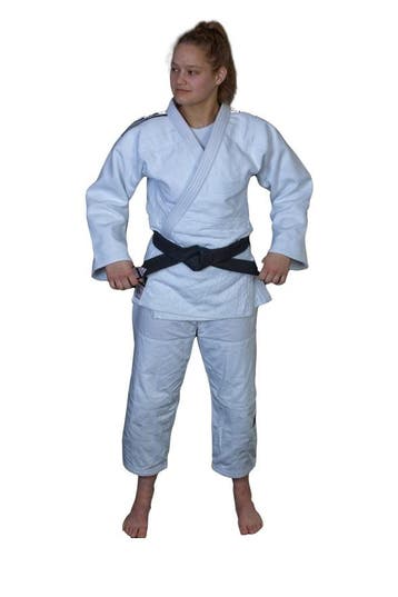 Judopak Adidas Champion slimfit IJF | Wit (Maat: 185), Verzenden, Nieuw, Judo, Vechtsportpak