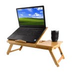Ruhhy Bamboe Laptopstandaard - Perfec voor Ergonomisch We..., Ophalen of Verzenden, Nieuw in verpakking