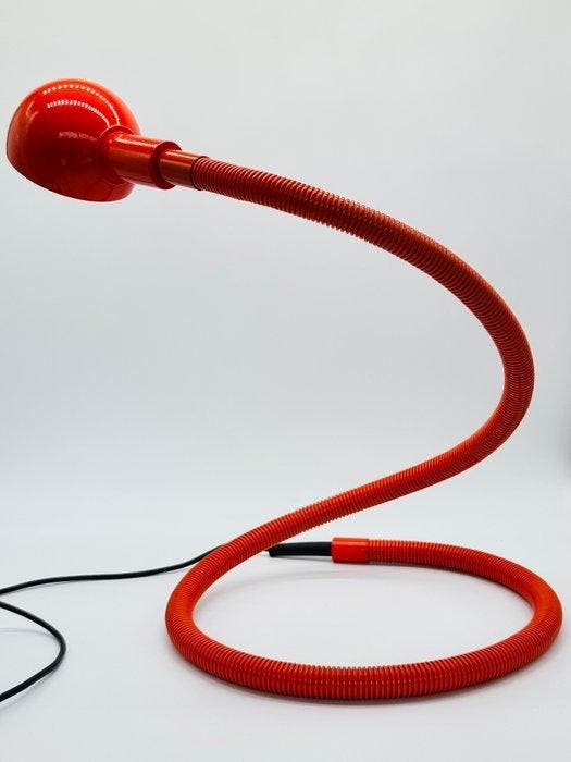 Lampe Space Age - vintage - orange flexible – Design - Lamp, Antiek en Kunst, Curiosa en Brocante