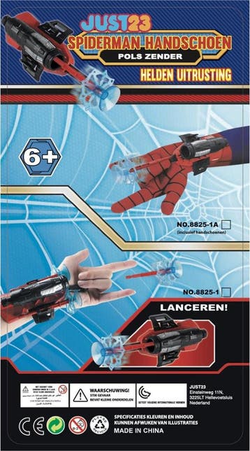 JUST23 Web Shooter gebaseerd op Spiderman - Spiderman, Ophalen of Verzenden, Zo goed als nieuw