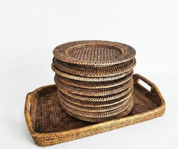 Flamant - Onderbord (11) - Togo - Rattan - Met Dienblad