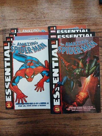 Essential The Amazing Spider-Man TPBs - RARE #1-8 - 8 Comic, Nieuw