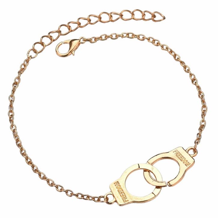 Fako Bijoux - Enkelbandje - Enkelsieraad - Handboeien –, Sieraden, Tassen en Uiterlijk, Enkelbandjes en Enkelkettinkjes, Verzenden