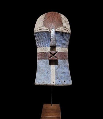 Prachtig masker - Kifwebe - Songye - DR Congo (Zonder