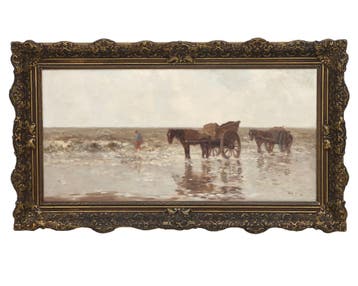 Herman Bogman (1890-1975), Schelpenvissers in de zee