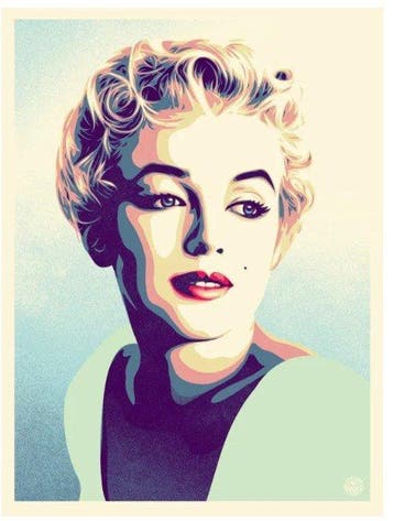 Shepard Fairey (OBEY) (1970) - Marilyn Monroe / hand signed