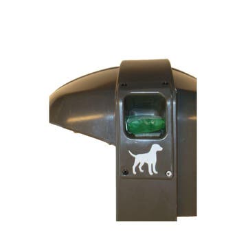 Afvalbak Cibeles 50 ltr met cassette voor hondenpoepzakjes -, Verzenden, Nieuw