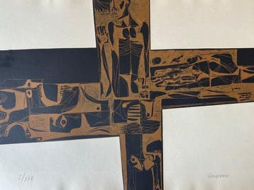 Oswaldo Guayasamin - Lidice 3 Variante