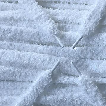 Brede teddy veters - Wit (5-Pack) • 120 140  cm x 15 mm, Ophalen of Verzenden, Nieuw