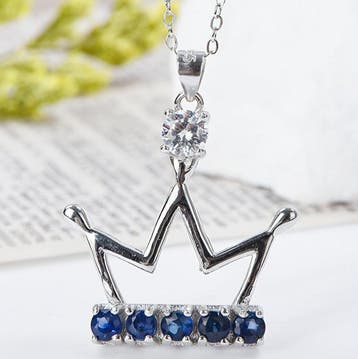 Zonder minimumprijs - Ketting met hanger - 18 karaat Zilver,