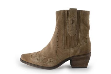 Manfield Cowboy laarzen in maat 38 Beige, Verzenden, Beige, Zo goed als nieuw, Manfield