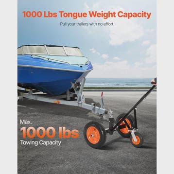 Aanhanger Dolly voor Boten & Trailers - 1200lbs Capaciteit,, Verzenden, Nieuw
