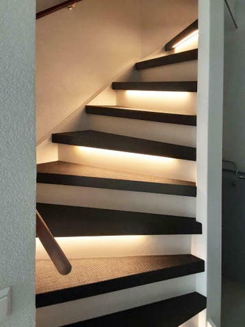 Traprenovatie / bekleding zonder hak breekwerk Eiken PVC HPL, Nieuw