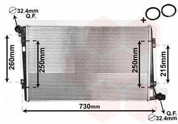 Geschikt voor caddy golf Radiateur 1.9 TDI, Verzenden, Nieuw