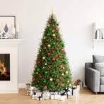 vidaXL 112-delige Kerstballenset polystyreen rood groen en, Diversen, Kerst, Verzenden, Nieuw