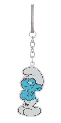 De Smurfen Metalen Sleutelhanger Brilsmurf, Verzamelen, Stripfiguren, Nieuw, Ophalen of Verzenden