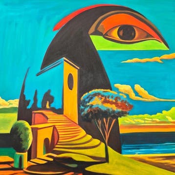 Kleopatra Artesia - (100% Handpainted) Dans son ombre, toute, Antiek en Kunst, Kunst | Schilderijen | Modern