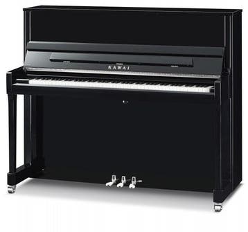 Kawai K-300 ATX3 E/P chroom silent piano, Nieuw, Zwart, Piano
