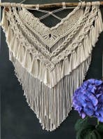 Grote Macramé muur opknoping Ortanca ,  Macrame muur hanger, Verzenden, Nieuw