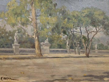 Eliseo Meofren (1859-1940) Atribuido - Escena Romántica