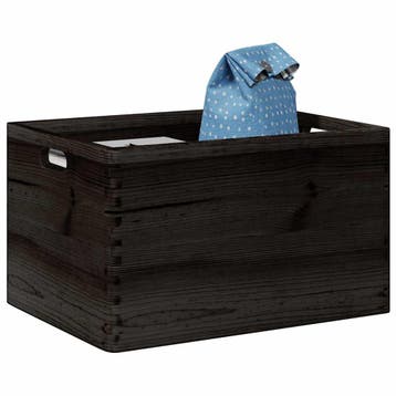 vidaXL Houten kist met handvatten 40x30x23 cm massief, Huis en Inrichting, Woonaccessoires | Kisten, Verzenden, Nieuw