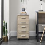 Kantoorkast ladekast op wielen 63x33x38 sonoma eikenkleurig, Zakelijke goederen, Kantoor en Winkelinrichting | Kantoormeubilair en Inrichting