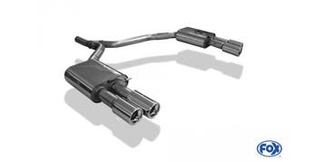 FOX Audi A6 4G - 2.0l TDI einddemper rechts/links dual flow, Verzenden, Nieuw