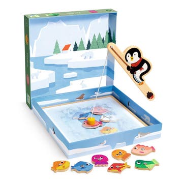 Djeco houten visspel FishArtic - ed van €22,99 voor €21,90, Ophalen of Verzenden, Nieuw