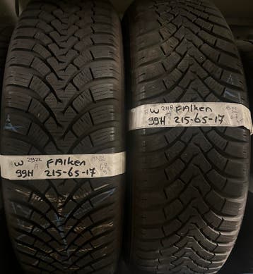 2x215-65-17 Falken Winter 6.7m €45 per band 215 65 17, Ophalen, 17 inch, Winterbanden, Band(en)