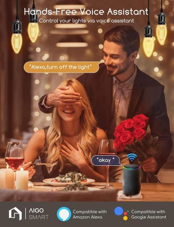 E27 LED lamp - Dimbaar - Filament lamp - 4,5W - 4 stuks - Ai, Huis en Inrichting, Verzenden, Zo goed als nieuw
